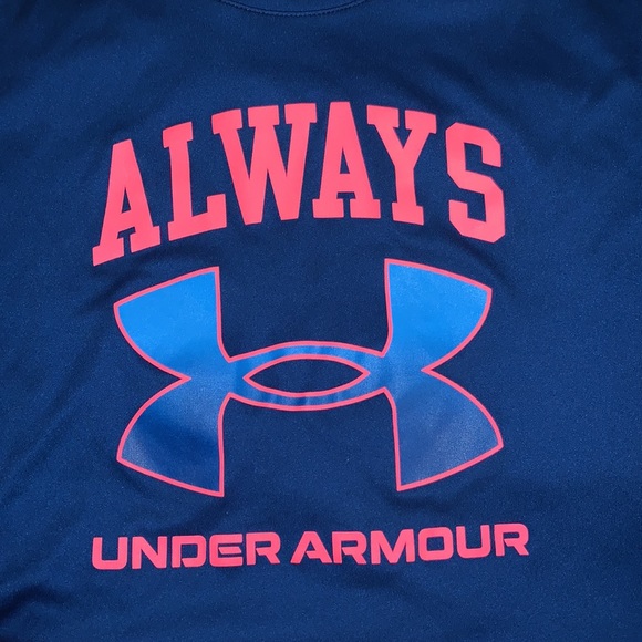 Blue Under Armour Heatgear short sleeve - Picture 2 of 4